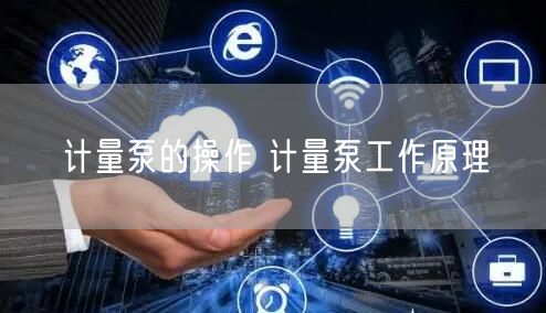 计量泵的操作 计量泵工作原理(图1)