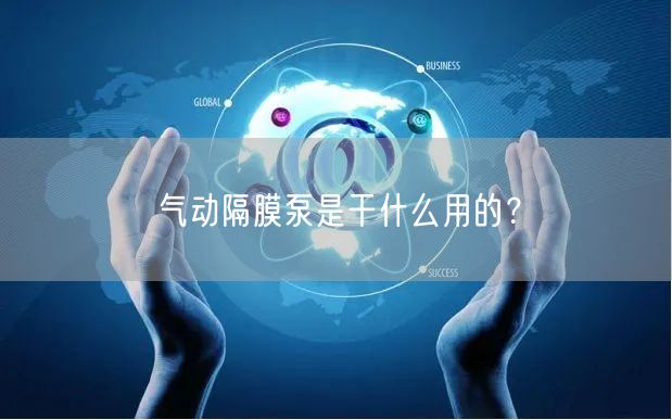 气动隔膜泵是干什么用的？(图1)