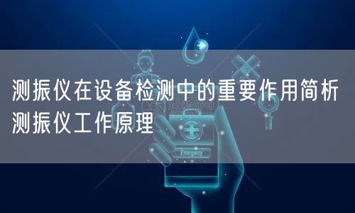 测振仪在设备检测中的重要作用简析 测振仪工作原理(图1)