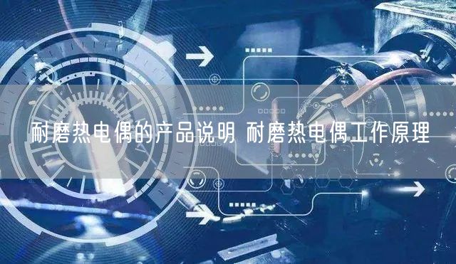 耐磨热电偶的产品说明 耐磨热电偶工作原理(图1)