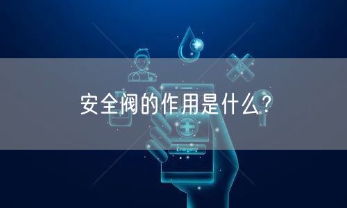 安全阀的作用是什么?(图1)