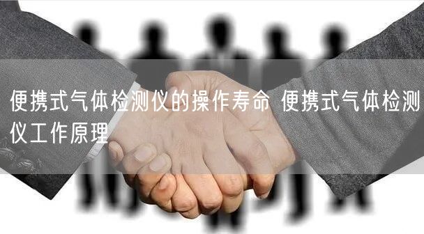便携式气体检测仪的操作寿命 便携式气体检测仪工作原理(图1)