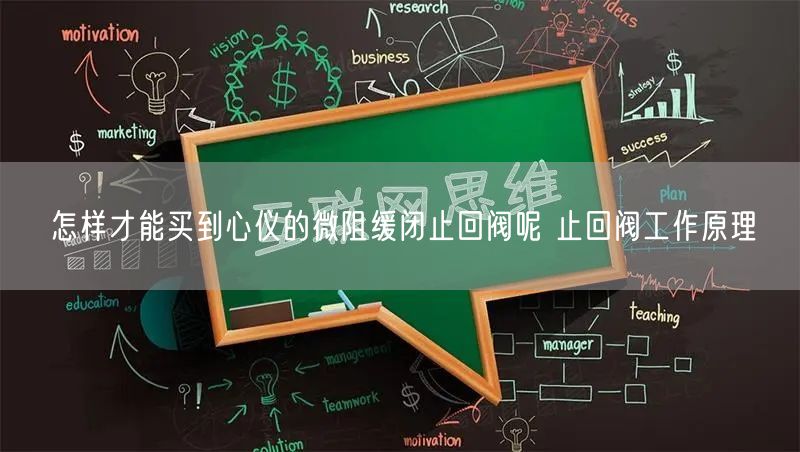 怎样才能买到心仪的微阻缓闭止回阀呢 止回阀工作原理(图1)