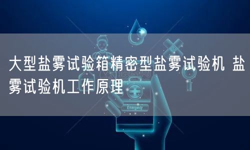 大型盐雾试验箱精密型盐雾试验机 盐雾试验机工作原理(图1)