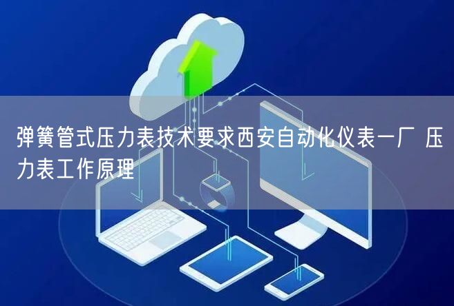 弹簧管式压力表技术要求西安自动化仪表一厂 压力表工作原理(图1)