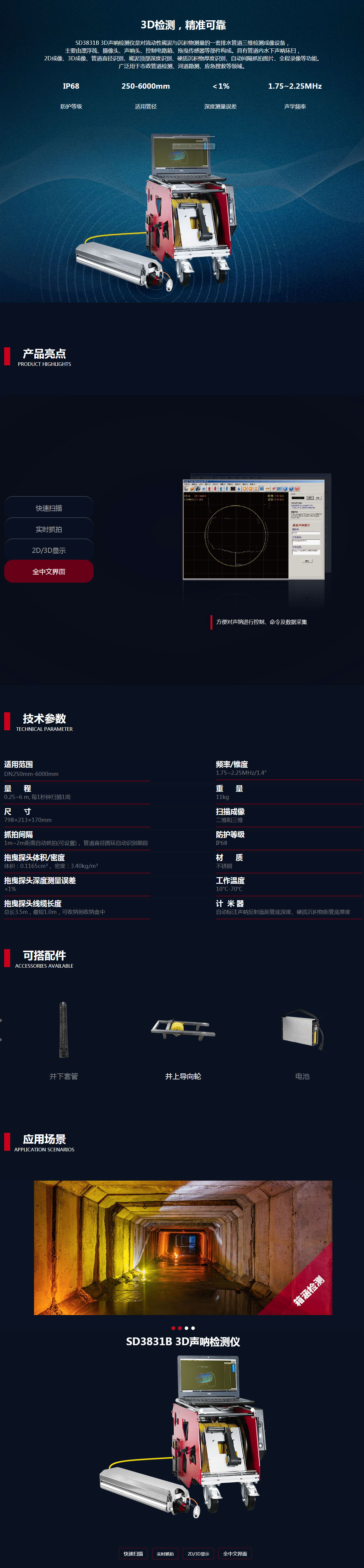 SD3831B 3D声呐精准检测仪介绍(SD3831B 3D声呐精准检测仪产品详情)(图1)