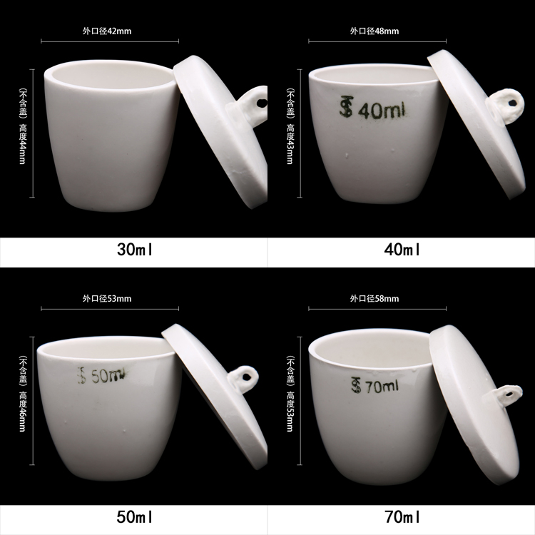 耐高温带盖陶瓷坩埚介绍(耐高温带盖陶瓷坩埚产品详情)(图4)