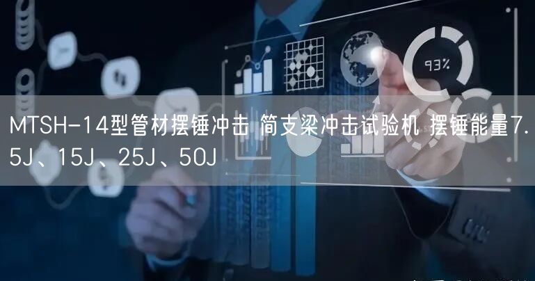 MTSH-14型管材摆锤冲击 简支梁冲击试验机 摆锤能量7.5J、15J、25J、50J(图1)